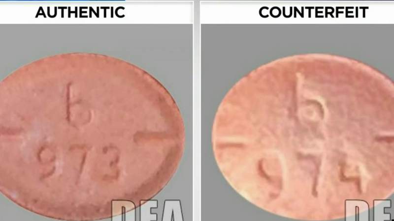 DEA issues warning against fake prescription pills containing fentanyl and meth