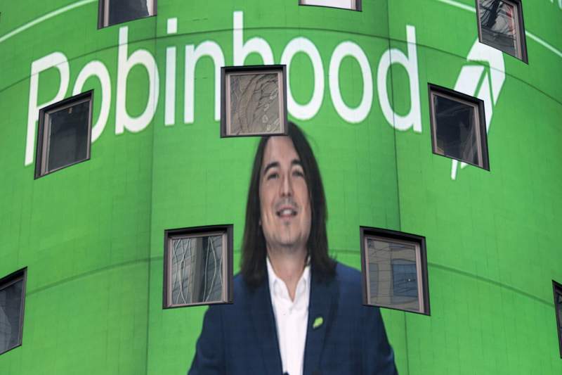 Robinhood shares fly again, soaring as much as 80%