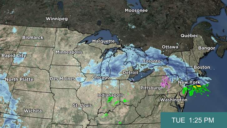 Winter weather advisory until 4 p.m. for parts of Metro Detroit: Periods of snow today