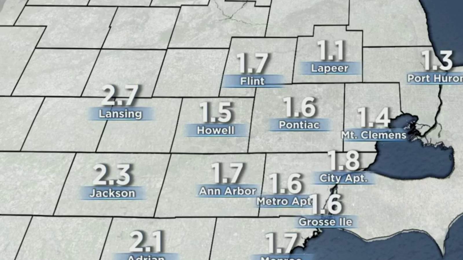 Metro Detroit weather: A few flakes today, more snow this weekend