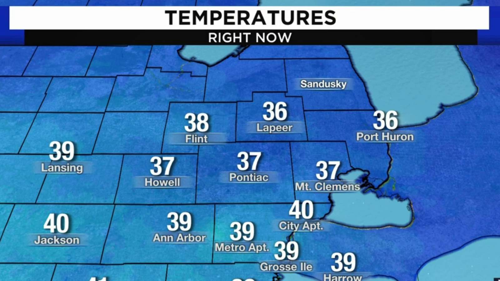 Metro Detroit weather: Sunny Friday ends with colder temps, clear skies