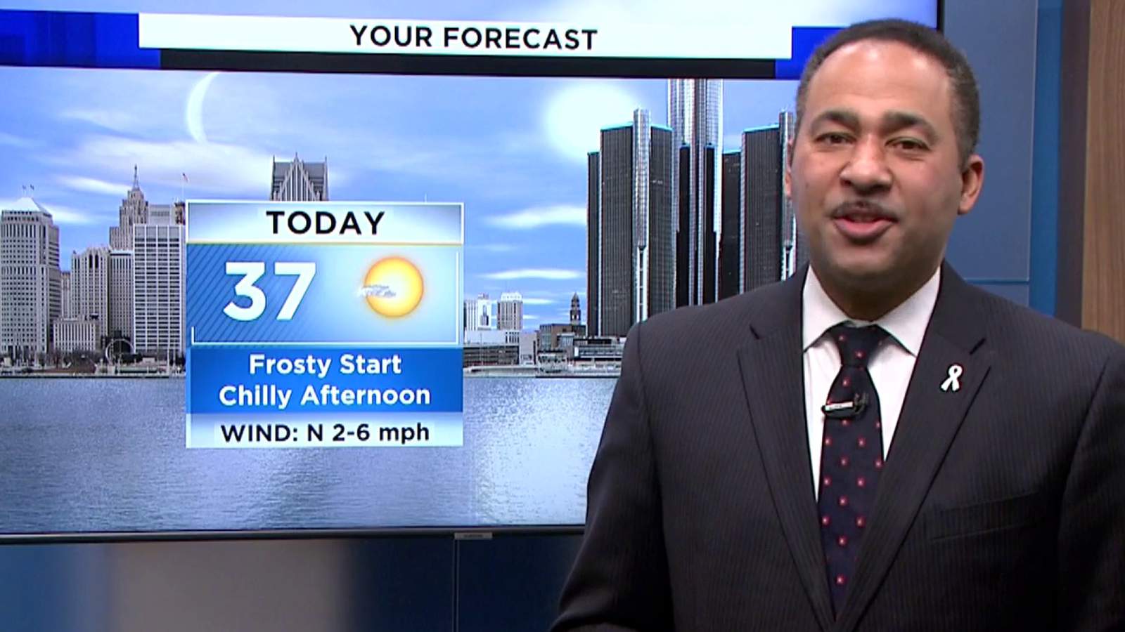 Metro Detroit weather: Chilly afternoon after a frosty start