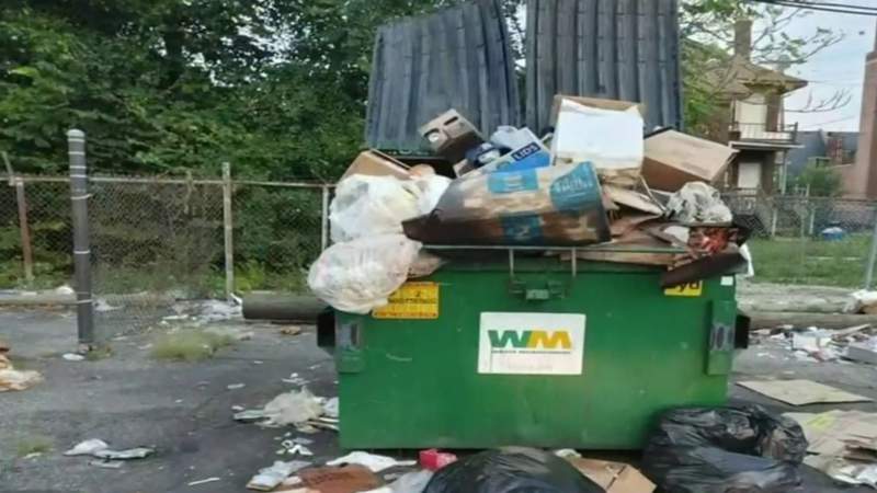 ‘They have rats the size of house cats’ -- Highland Park residents frustrated with overflowing dumpster, health hazard