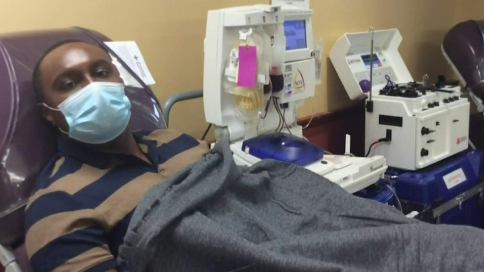 Evrod Cassimy donates plasma, coronavirus antibodies to help others