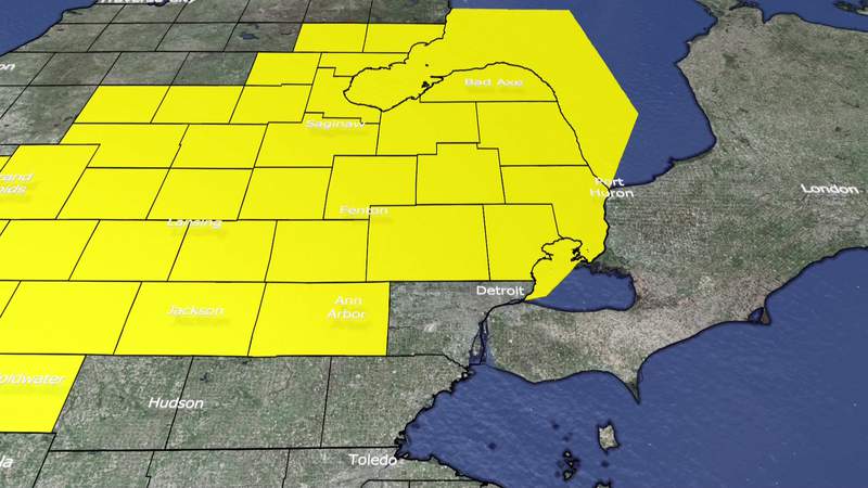 Severe weather alerts issued for parts of Southeast Michigan