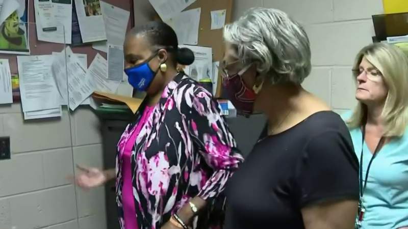 Rep. Brenda Lawrence tours Metro Detroit areas devastated by recent floods