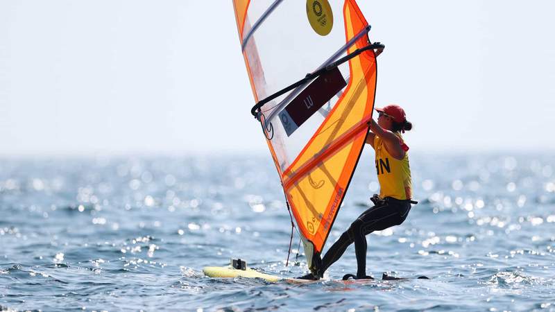China's Lu wins women's sailing gold in back-and-forth final race