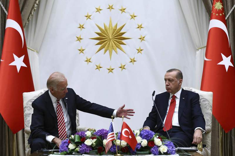 Erdogan and Biden meet at a tense moment for Turkish-US ties