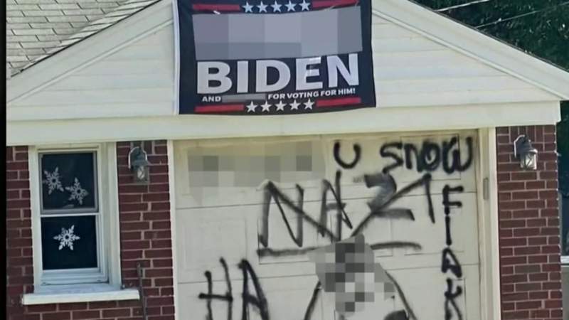 Neighbors’ political argument escalates to obscenity, vandalism in Clinton Township