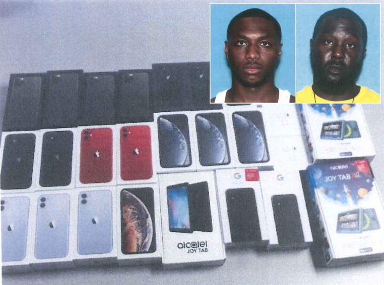 Detroit men arrested for stealing $16,000 worth of iPhones, Air Pods in Redford Township, police say