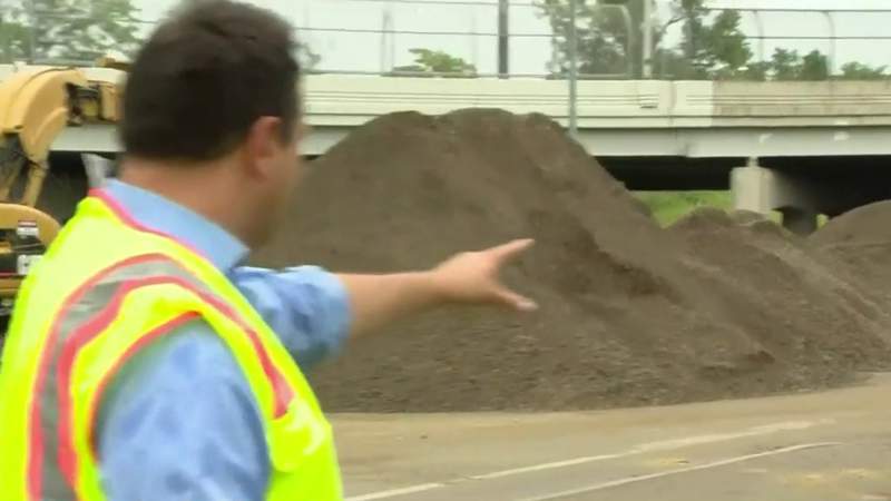 Crews work to repair flood damage on Metro Detroit freeways