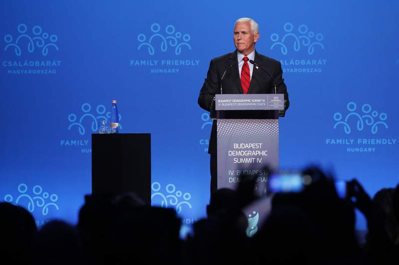 Pence hopeful the Supreme Court will restrict abortion in US