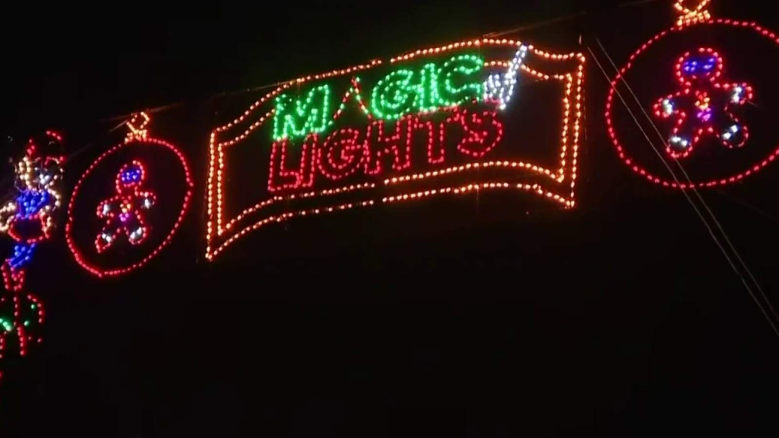 A look at ‘Magic of Lights’ drive-thru show