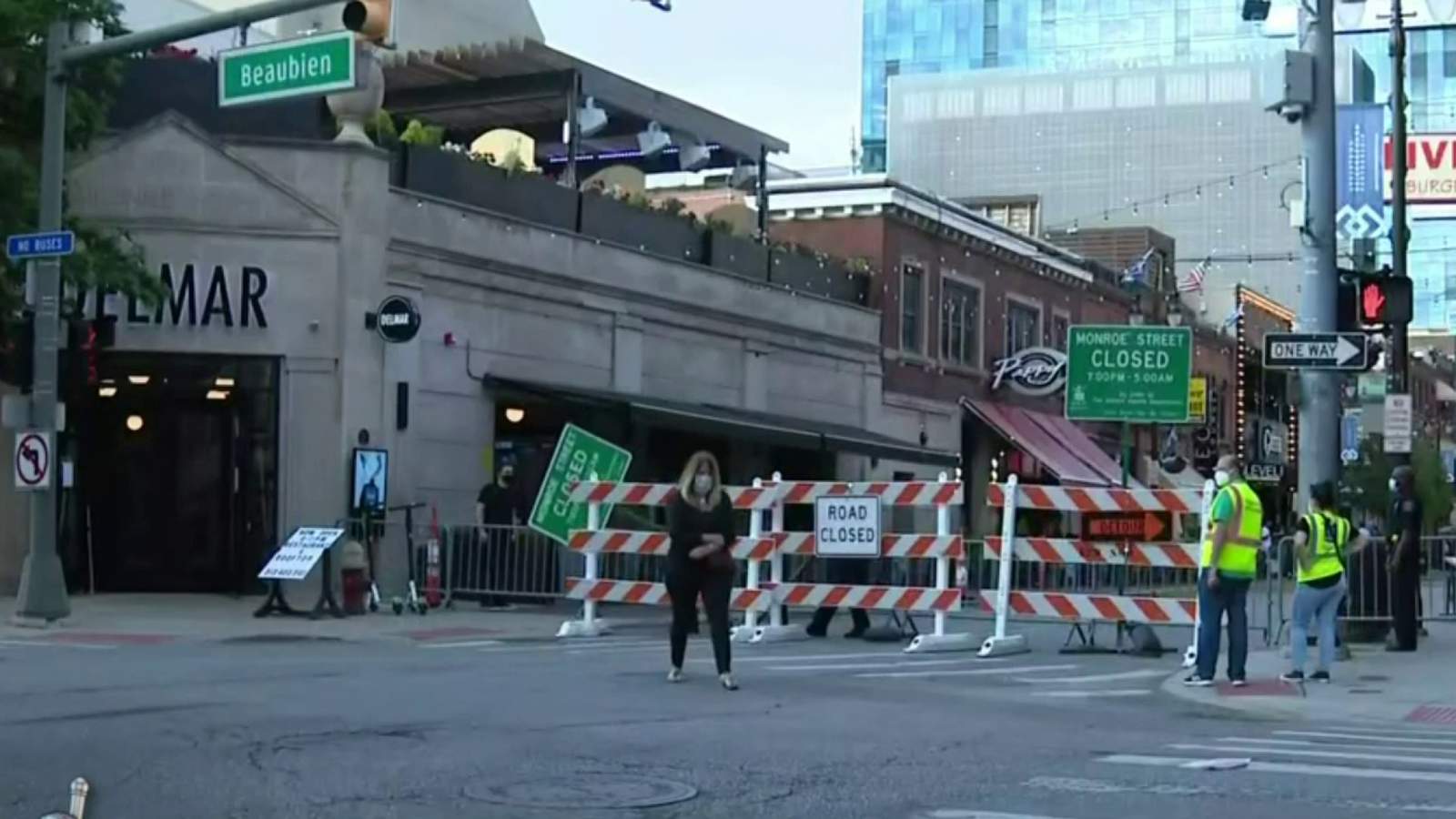 Greektown shuts down streets, Detroit police pushing masks to prevent COVID-19 spread