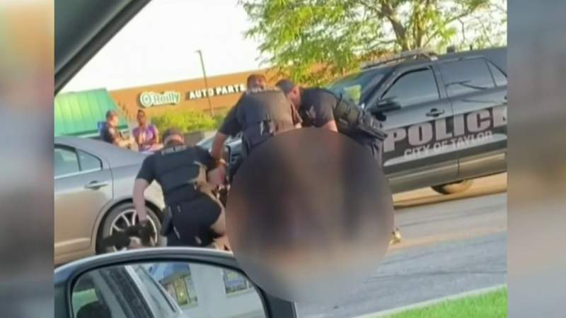 Rough arrest by Taylor police caught on camera