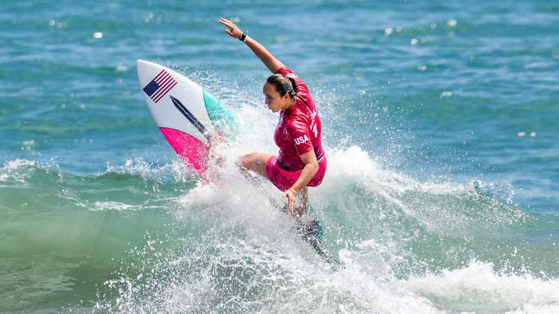Olympic surfing medal events moved up a day for better conditions