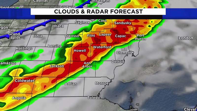 Metro Detroit weather: Increasing risk for Tuesday evening severe storms