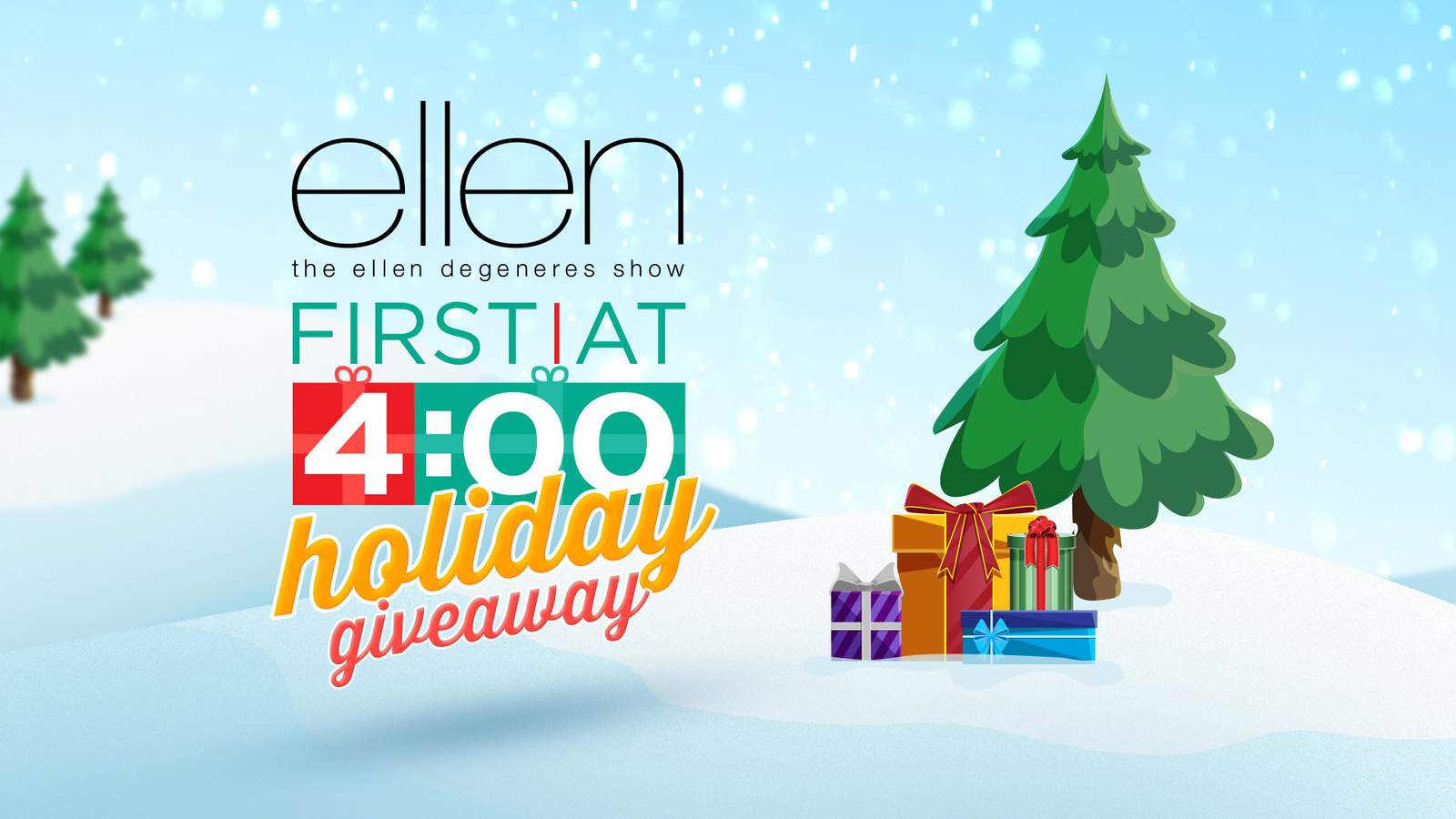 Ellen First at 4 Holiday Giveaway Contest Rules