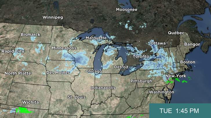 Metro Detroit weather brief: Few flakes this evening, late week cold front
