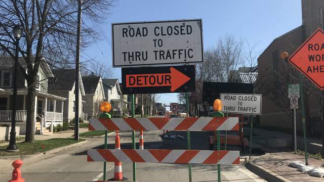Miller Avenue in Ann Arbor closed for construction starting Wednesday