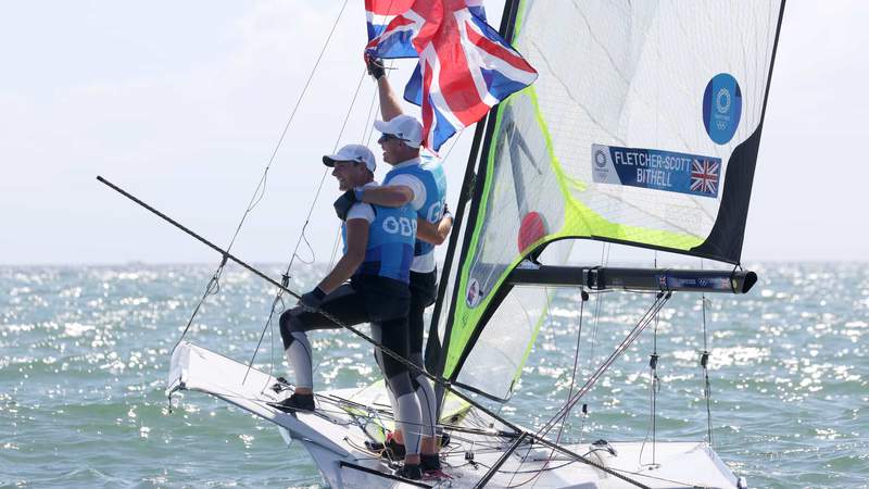 Brittania rules the waves on busy sailing day