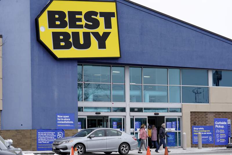With sales still surging, Best Buy raises prospects for 2021