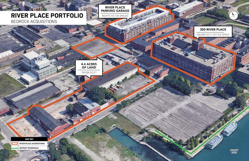 Bedrock acquires Detroit Riverfront property from Stroh family