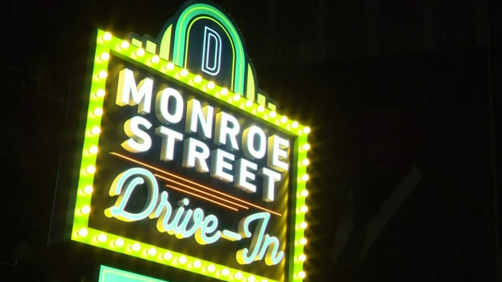 Families attend first night of drive-in theater in Downtown Detroit