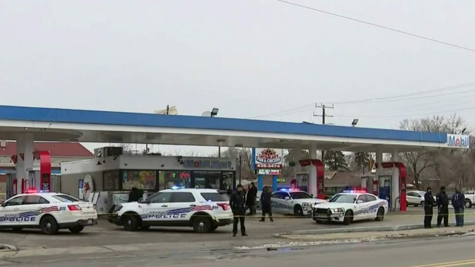 Police: Gunman killed random victim at Detroit gas station before turning gun on himself