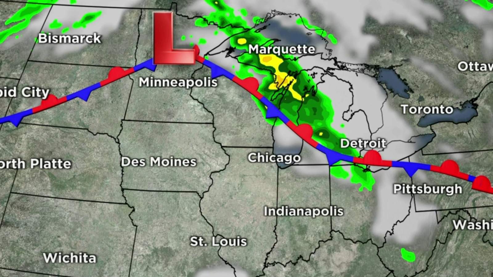 Metro Detroit weather: Several rain chances before weekend