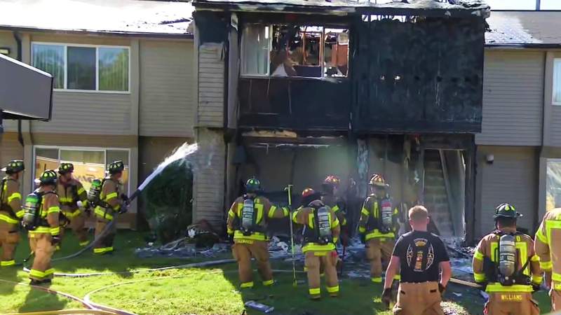 No injuries reported in Troy apartment fire