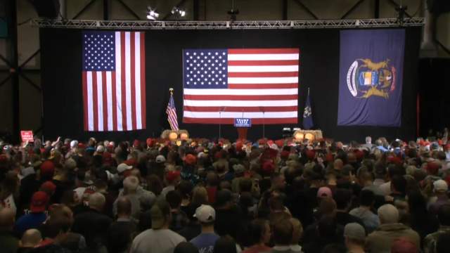 Donald Trump holds rally in Grand Rapids