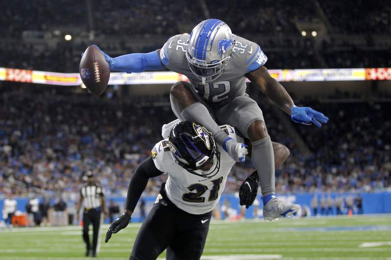 Detroit Lions defeated by Baltimore at Ford Field