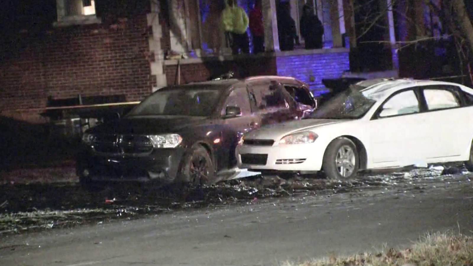 Woman killed when driver loses control, crashes into parked car on Detroit’s west side