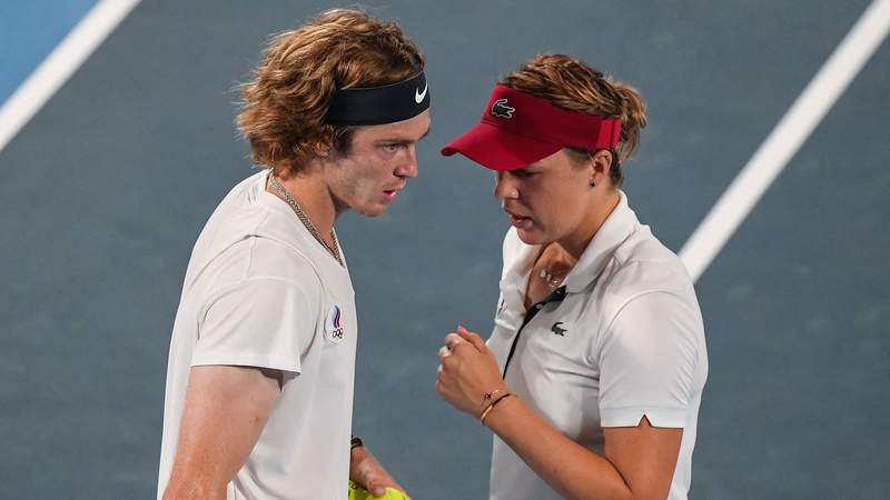 Pavlyuchenkova, Rublev win all-ROC mixed doubles gold medal match