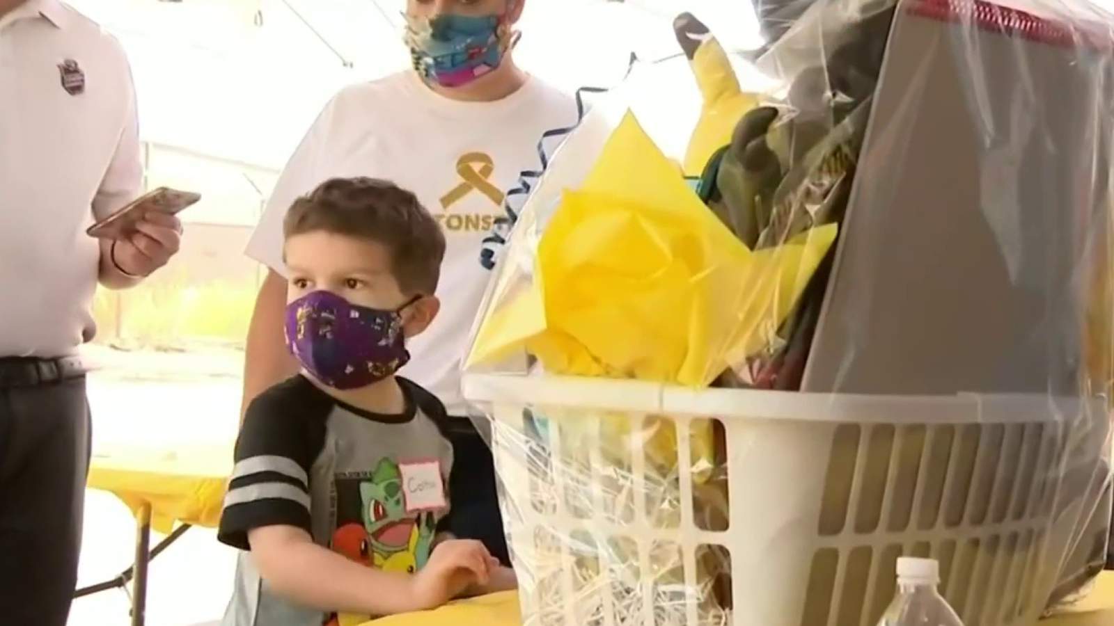 Bottomless Toy Chest honors children fighting cancer with parking lot celebration