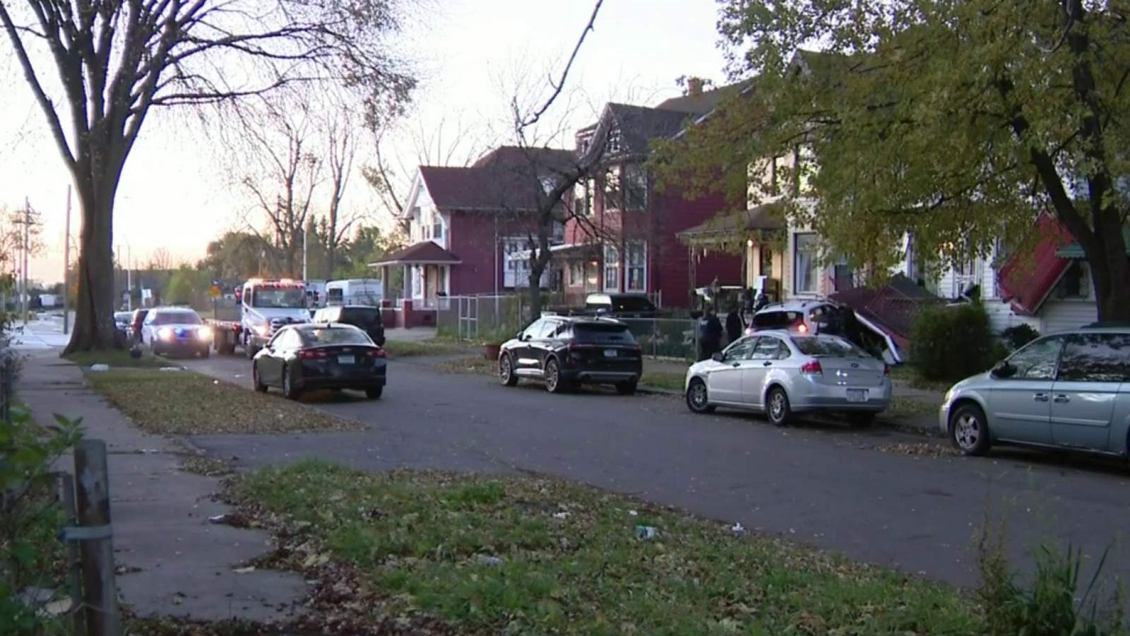 2 men killed in shooting that sent Jeep careening into two homes on Detroit’s west side