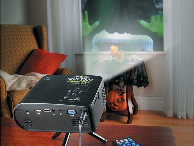 Prep for a spook-tacular Halloween with this digital motion projector