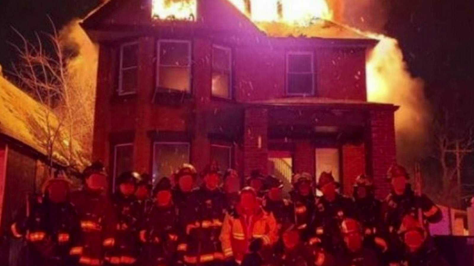 Disgruntled Detroit homeowner sues firefighters for taking viral photo in front of his burning home