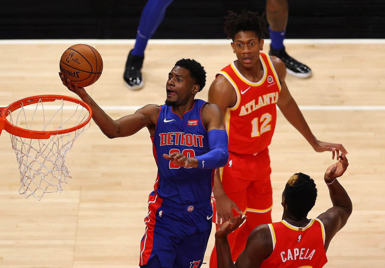 Late Pistons rally falls short against Hawks, but some bright spots