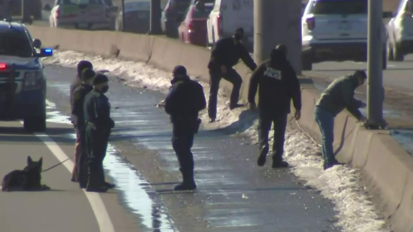 Michigan State Police close freeway looking for evidence in I-96 shootout that killed 3