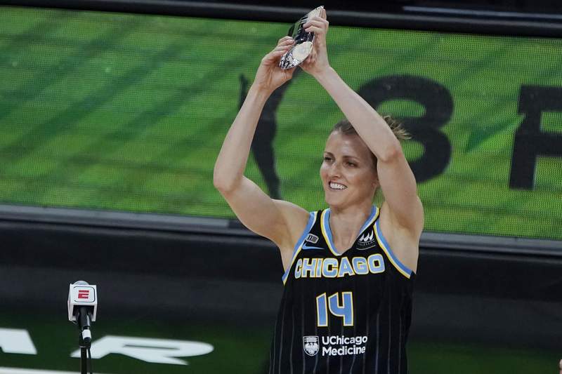 WNBA All-Star: Chicago Sky’s Allie Quigley wins three-point contest