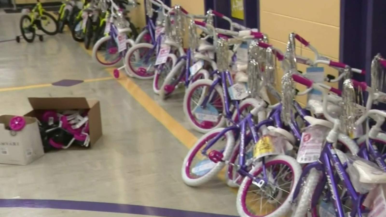 Detroit nonprofit donates bikes, other toys to kindergarten students