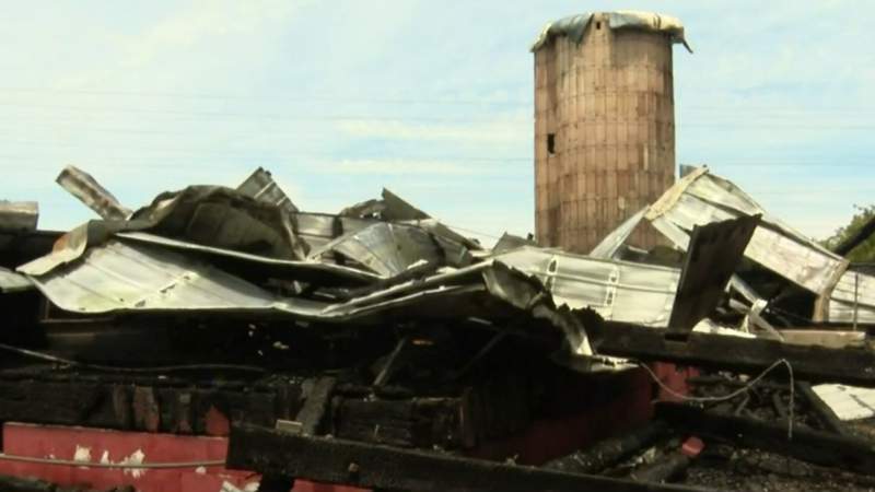 Cady-Boyer Barn in Canton Township destroyed in fire