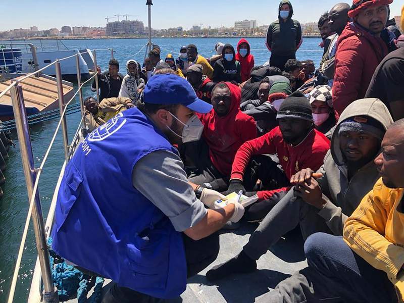 UN: Migrant boat capsized off Libya; 2 dozen presumed dead
