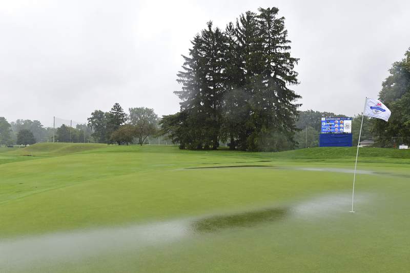 Hataoka declared winner as rain-soaked LPGA cut to 54 holes.