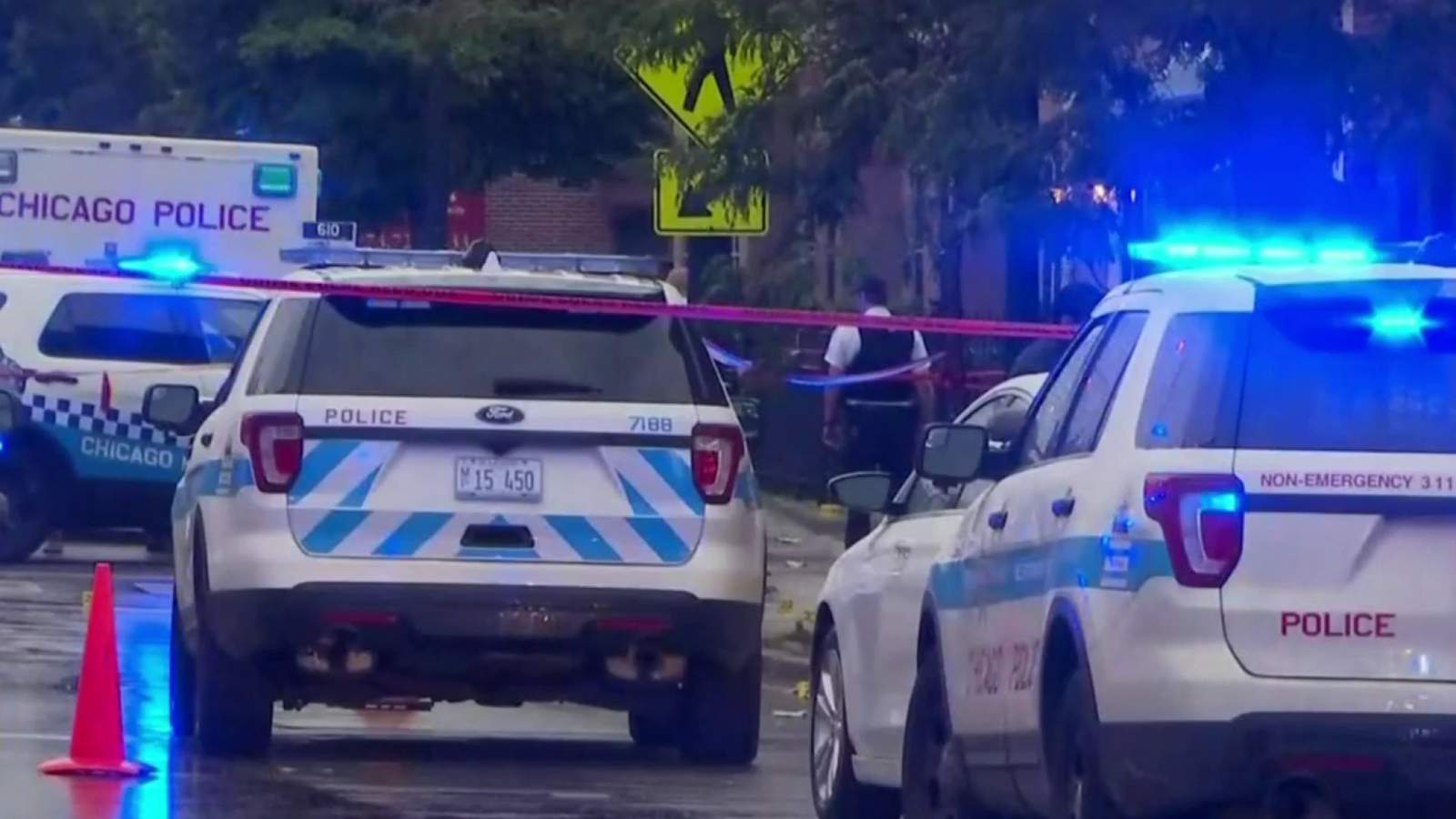 Cops: 14 injured after shooting outside Chicago funeral home