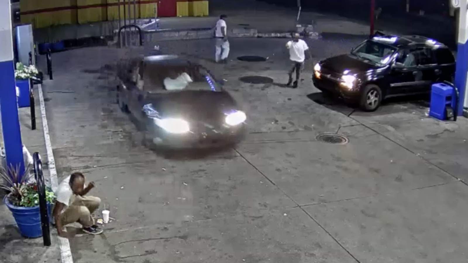 Police seek suspect, 2 persons of interest in gas station shooting
