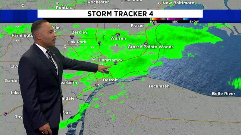 Metro Detroit weather: Cool, cloudy, drizzly Sunday evening