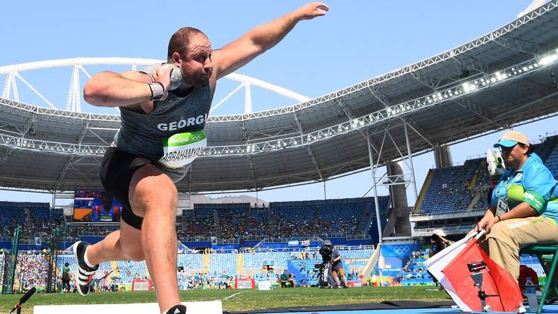 Georgian shot putter suspended after failed steroid test